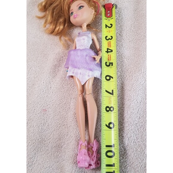 Ever After High Ashlynn Ella Royal Doll Purple Dress Pink Shoes Mattel 12" - Picture 10 of 10